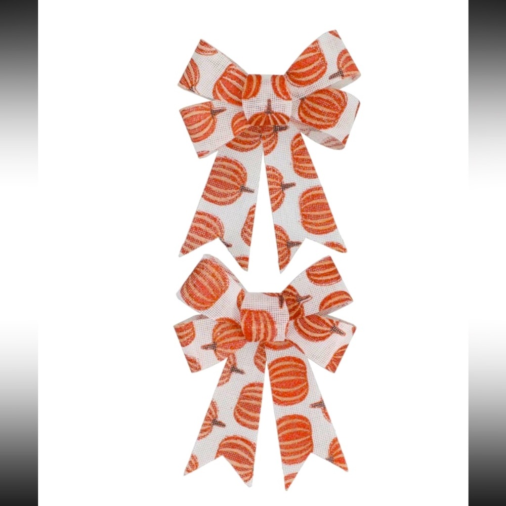 🎃 CUTE PUMPKIN BOW 🎃